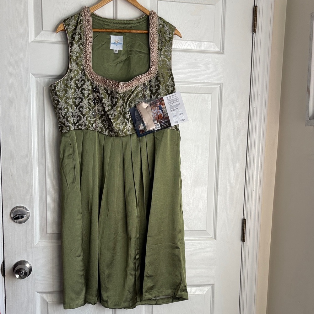 NEW Bavaria Trachten Green Dirndl Dress Traditional Alpine Size XXL Oktoberfest